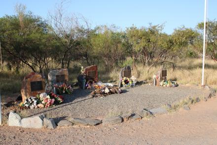 Whim Creek memorial to the Lockyer brothers, 122 km south west of Port Hedland (Image: Craig Greene)