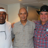 Patrick Mills, Les Boyd and Mick Dodson at the Cairns Yarn Up.