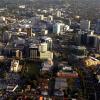 Aerial view of the Parramatta Central Business District in the western suburbs of Sydney. (AAP)